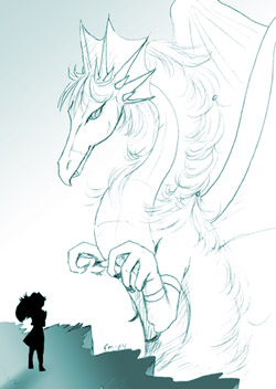 AsaHi meets a dragon